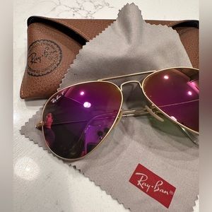 Ray-Ban Polarized Aviator Glasses